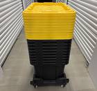 Moving Totes with Dolly 25 totes
