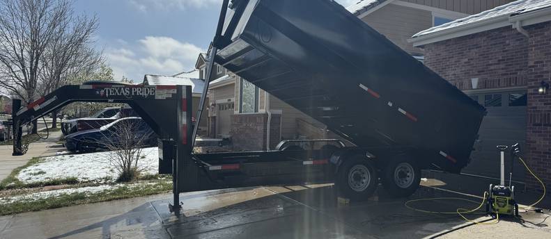 16k Gooseneck Dump Trailer