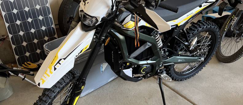 Surron Ultra Bee Dirt Bike Rental with passenger pegs!