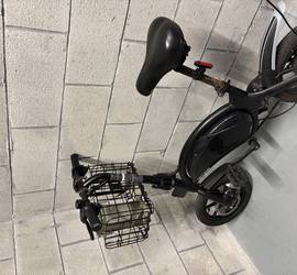 Folding jetson e bike 14 inch tires with folding basket
