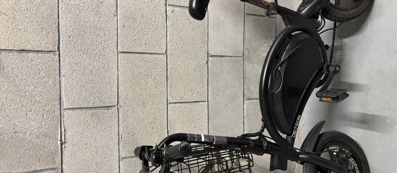 Folding jetson e bike 14 inch tires with folding basket