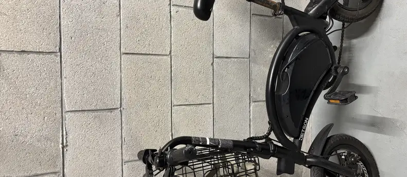Folding jetson e bike 14 inch tires with folding basket