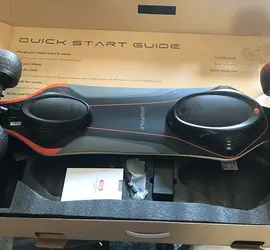 Meepo Shuffle V4s cords, and safety equipment included.