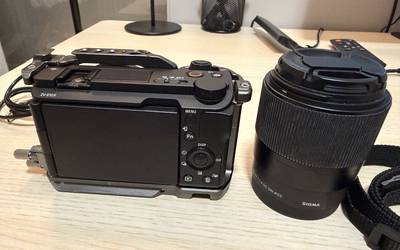 Sony ZV E10 II with Sigma 30mm F1.4 lens