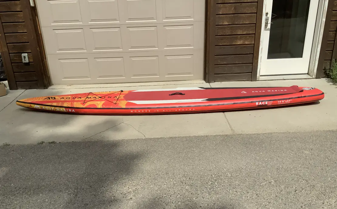 Aqua Marine Race paddle board 14ft long