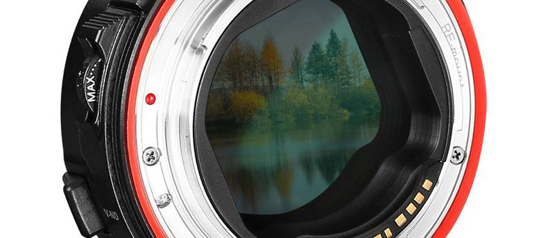 Meike MK-EFTR-C Variable Neutral Density RF(body) to EF Lens