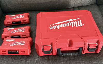 Milwaukee Electric Drill and accessories