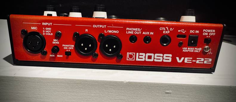 Boss VE-22 Vocal Performer Effect Pedal