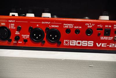 Rent Boss VE-22 Vocal Performer Effect Pedal in Raleigh, NC