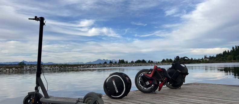 Powerfull e-scooter InMotion S1F