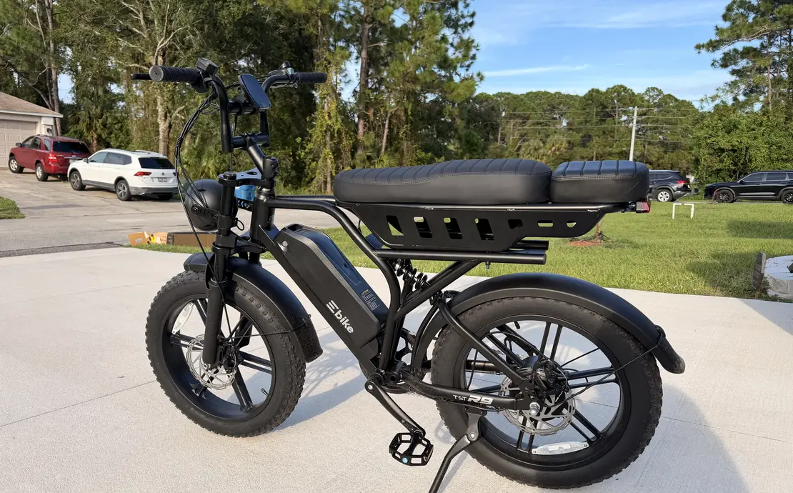 TST Electric Bike for Adults, 48V 15 Ah Battery, 2000W Peak Motor, 28MPH