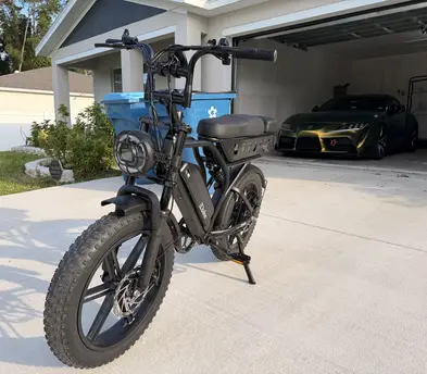 TST Electric Bike for Adults, 48V 15 Ah Battery, 2000W Peak Motor, 28MPH