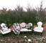 Victorian style sofa and chairs