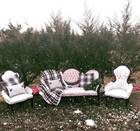Victorian style sofa and chairs