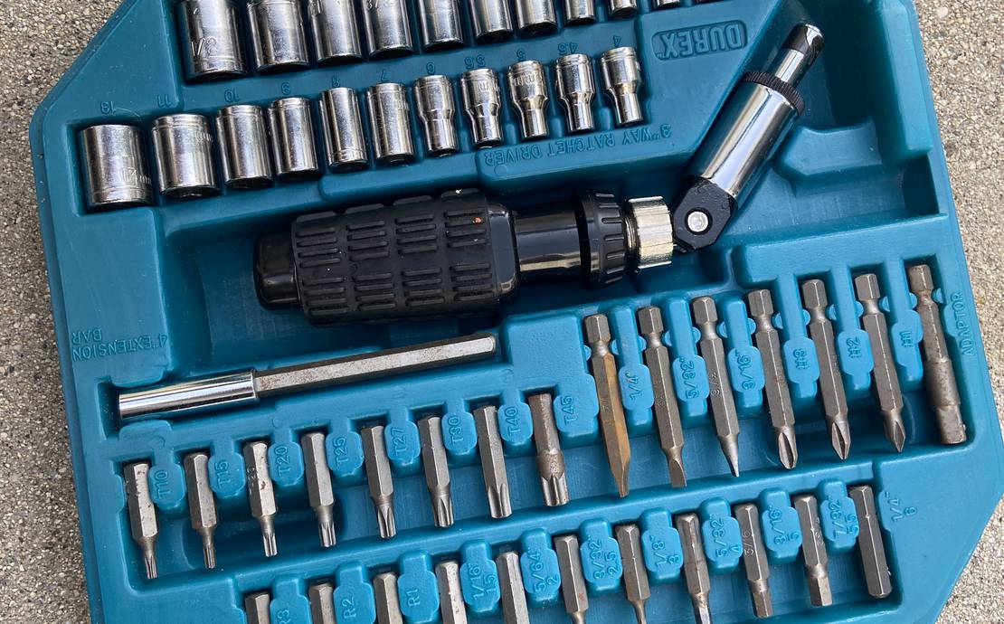 Durex Ratchet Driver & Socket/Bit Set