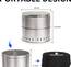 15.5 inch Stainless Steel Smokeless Fire Pit with Tote Bag
