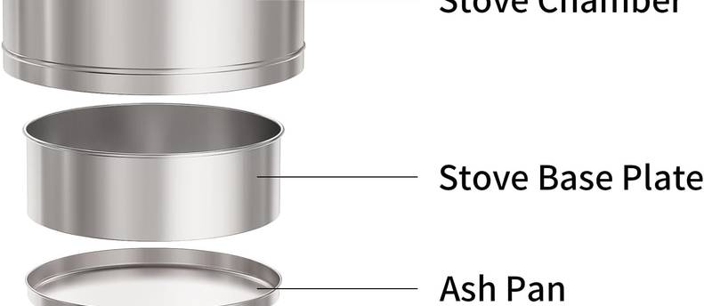 15.5 inch Stainless Steel Smokeless Fire Pit with Tote Bag
