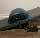 Onewheel Pint with Green Fender, Charger, and Helmet