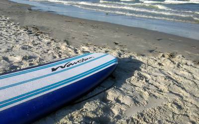 Longboard - Soft Top Surfboard - 8 ft