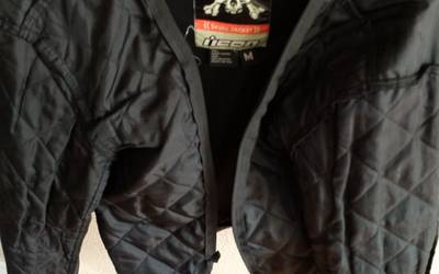 Black Medium Motorcycle Jacket Leather Icon
