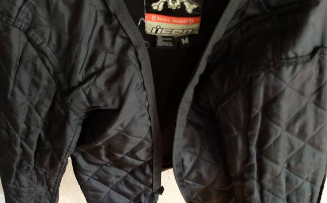 Black Medium Motorcycle Jacket Leather Icon