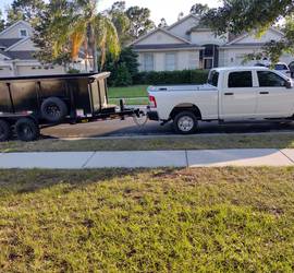 Dump trailer service