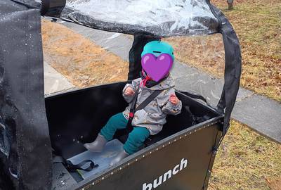 Rent Bunch Bike Original 4 Electric Cargo Trike for Families in