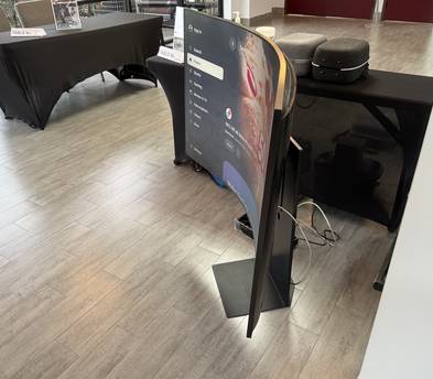 55in multi display curved Television
