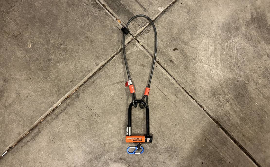 Kryptonite Evolution Mini U-Lock with Flex Cable