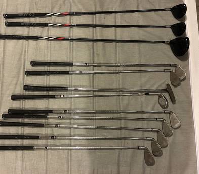 Men’s Callaway Golf Clubs Set - 10.5 Driver, 3/5 Woods, 5-9 Irons, Sand/Pitch/56 Wedges & Putter w/ Golf Bag