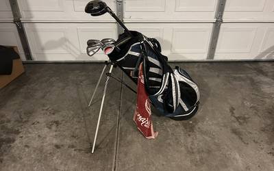 Men’s Callaway Golf Clubs Set - 10.5 Driver, 3/5 Woods, 5-9 Irons, Sand/Pitch/56 Wedges & Putter w/ Golf Bag