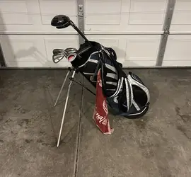 Men’s Callaway Golf Clubs Set - 10.5 Driver, 3/5 Woods, 5-9 Irons, Sand/Pitch/56 Wedges & Putter w/ Golf Bag