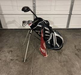 Men’s Callaway Golf Clubs Set - 10.5 Driver, 3/5 Woods, 5-9 Irons, Sand/Pitch/56 Wedges & Putter w/ Golf Bag