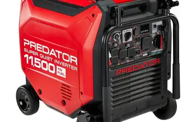 PREDATOR 11,500 Watt Tri-Fuel SUPER QUIET Inverter Generator