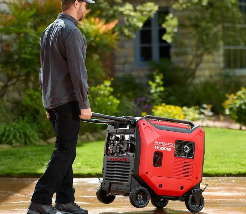 PREDATOR 11,500 Watt Tri-Fuel SUPER QUIET Inverter Generator