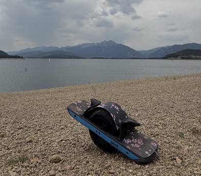 Onewheel Pint X with FlightFins and protective bumpers