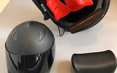INMOTION V12 Electric Unicycle, 2500W Powerful Motor, 43.5 Mph Max Speed, 100 Miles Long Range, 16" All Terrain Wheel, 35°Max Slope, Self-Balancing One Wheel with LCD Touchscreen, Dark Black