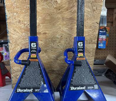 3-Ton & 6-Ton Heavy-Duty Jack Stand Sets – Rent Separately or Together