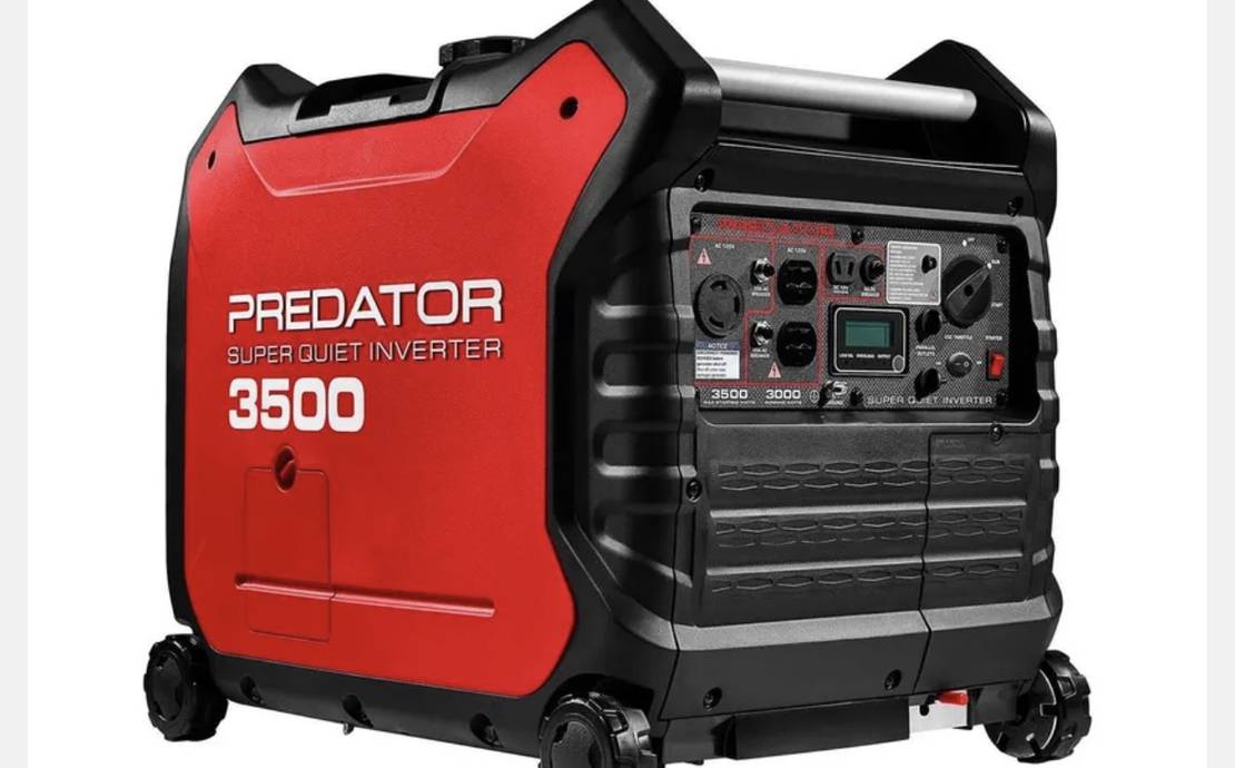 Predator 3500W Super Quiet Inverter Generator – Rental
