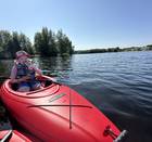 8ft Sit-In Kayak – Includes Paddle & Life Jacket