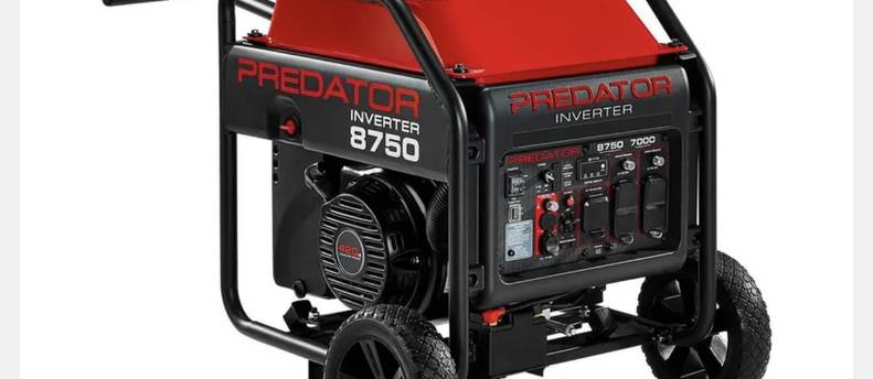 Predator 8750W Open-Frame Inverter Generator – Rental