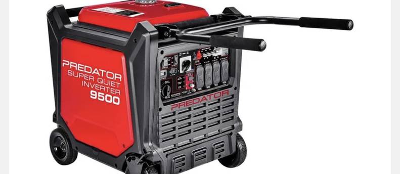 Predator 9500W Super Quiet Inverter Generator – 7600 Running Watts
