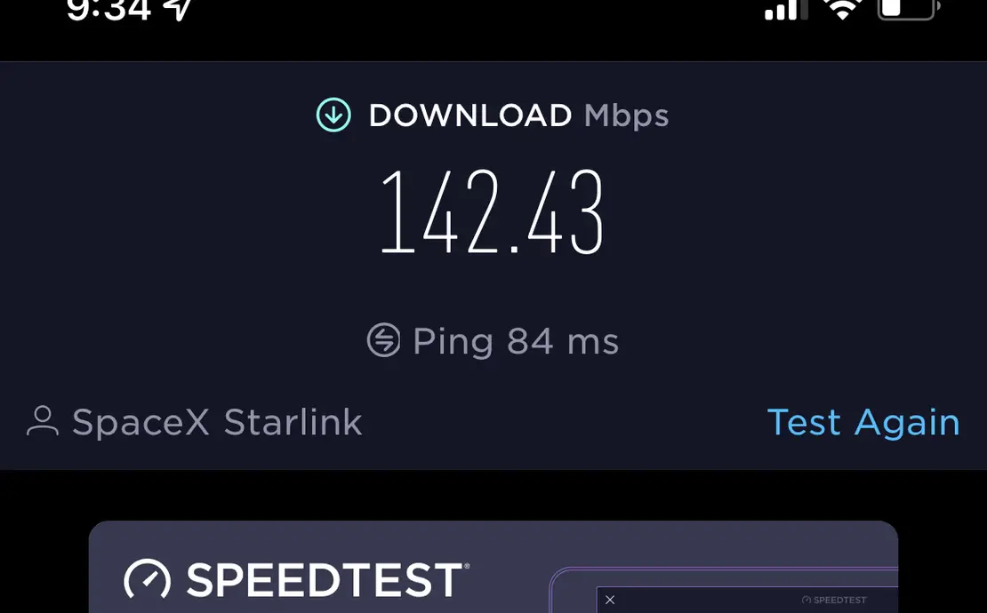Starlink Internet Terminal 11 Service Included