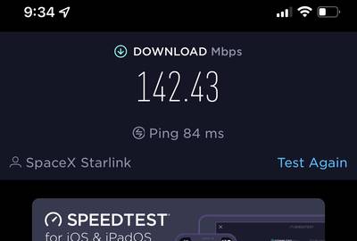 Starlink Internet Terminal 11 Service Included