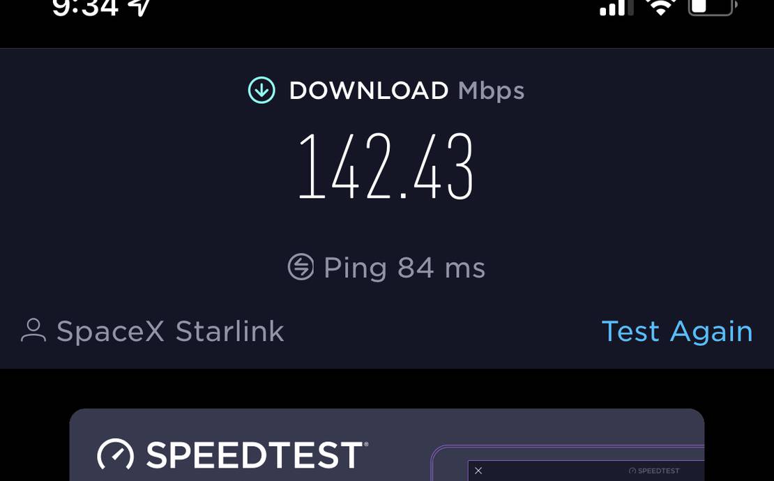 Starlink Internet Terminal 11 Service Included