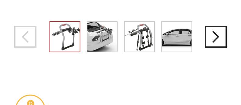 Yakima halfback 2 - fits most SUVs and Sedans!