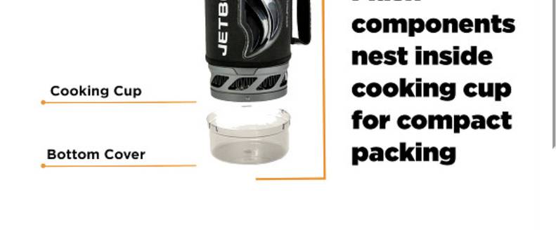Jetboil Flash Camp Stove Cooking System