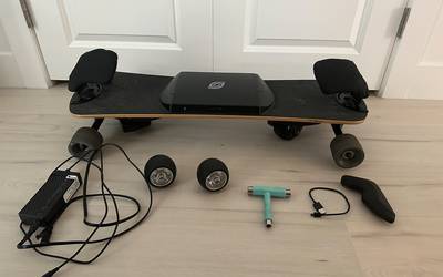 Meepo electric skateboard rental in Saratoga Springs