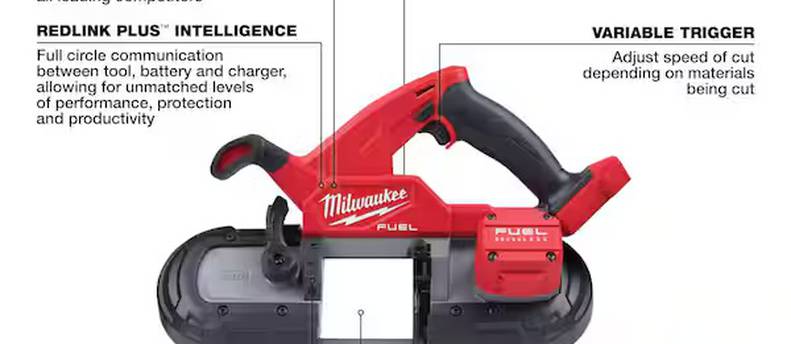 Milwaukee 2829-20 Compact Portable Bandsaw