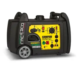 Generator: Champion 3500-Watt Dual Fuel Portable Inverter Generator